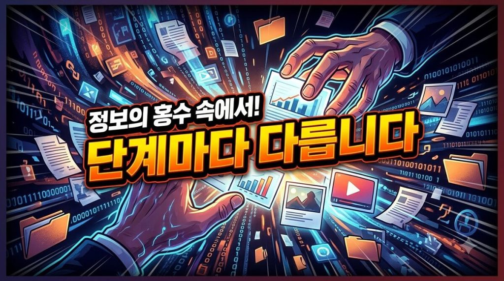자료 조사 작업의 원가 — 단계마다 절감법이 다르다 (2026년 8월)