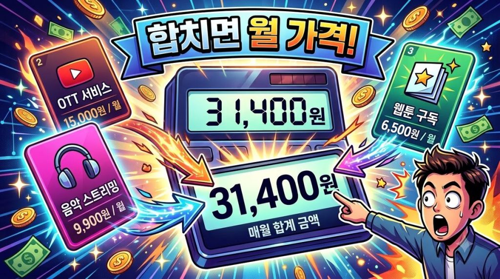 AI 구독 다 하면 월 얼마? — 대조한 요금으로 계산 (2026년 8월)