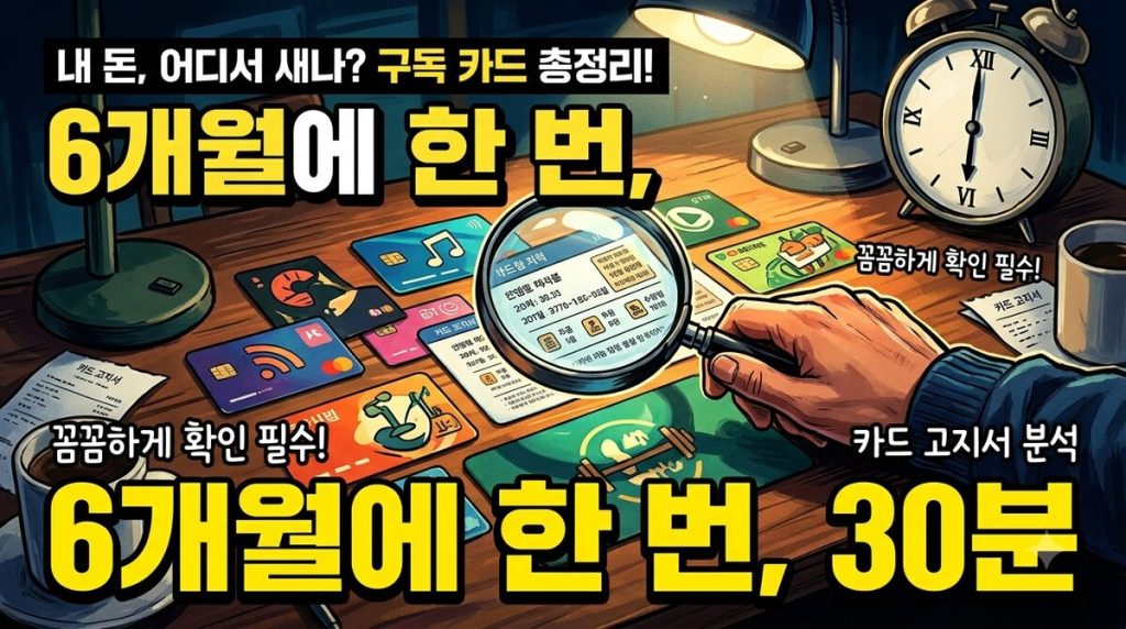 AI 구독 점검 — 반년에 한 번 30분이면 되는 절차