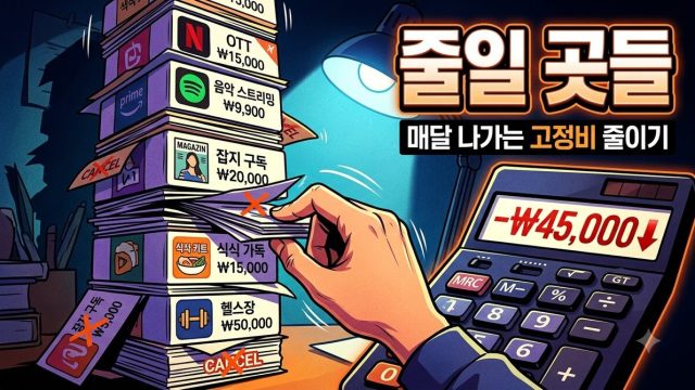 AI 도구 조합별 월 총액과 줄일 자리 (2026년 8월)