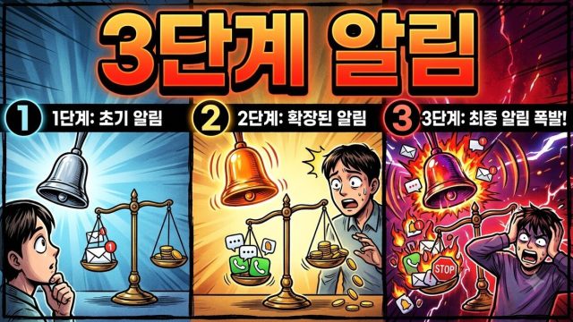 사용량 알림을 어디에 걸까 — 세 단계 설계