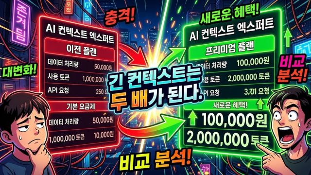 긴 컨텍스트는 왜 두 배인가 — 오픈AI 요금표의 두 번째 표 (2026년 8월)