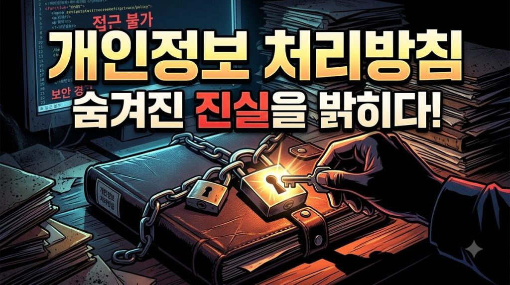 개인정보 처리방침