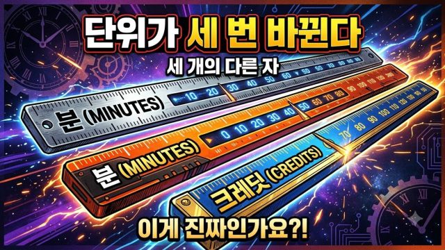 영상 100편 자막 비용 — 단위가 세 번 바뀐다 (2026년 8월)
