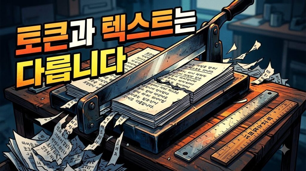 토큰과 글자 수는 다르다 — 요금 계산의 기본 (2026년 8월)