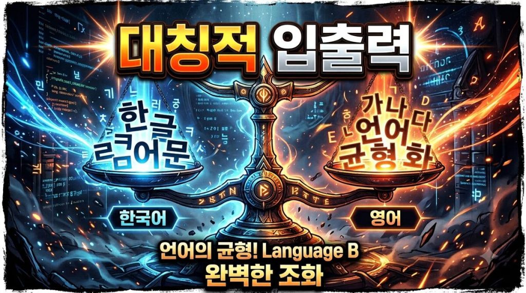 번역 작업 요금 계산 — 입출력이 대칭인 작업 (2026년 8월)
