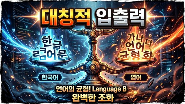 번역 작업 요금 계산 — 입출력이 대칭인 작업 (2026년 8월)
