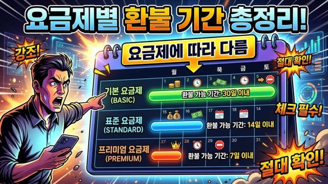 VPN 환불 기간 — 같은 회사도 플랜마다 다르다 (2026년 8월)