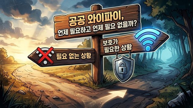 VPN이 필요한 상황과 아닌 상황 — 쓰기 전에 판단하기