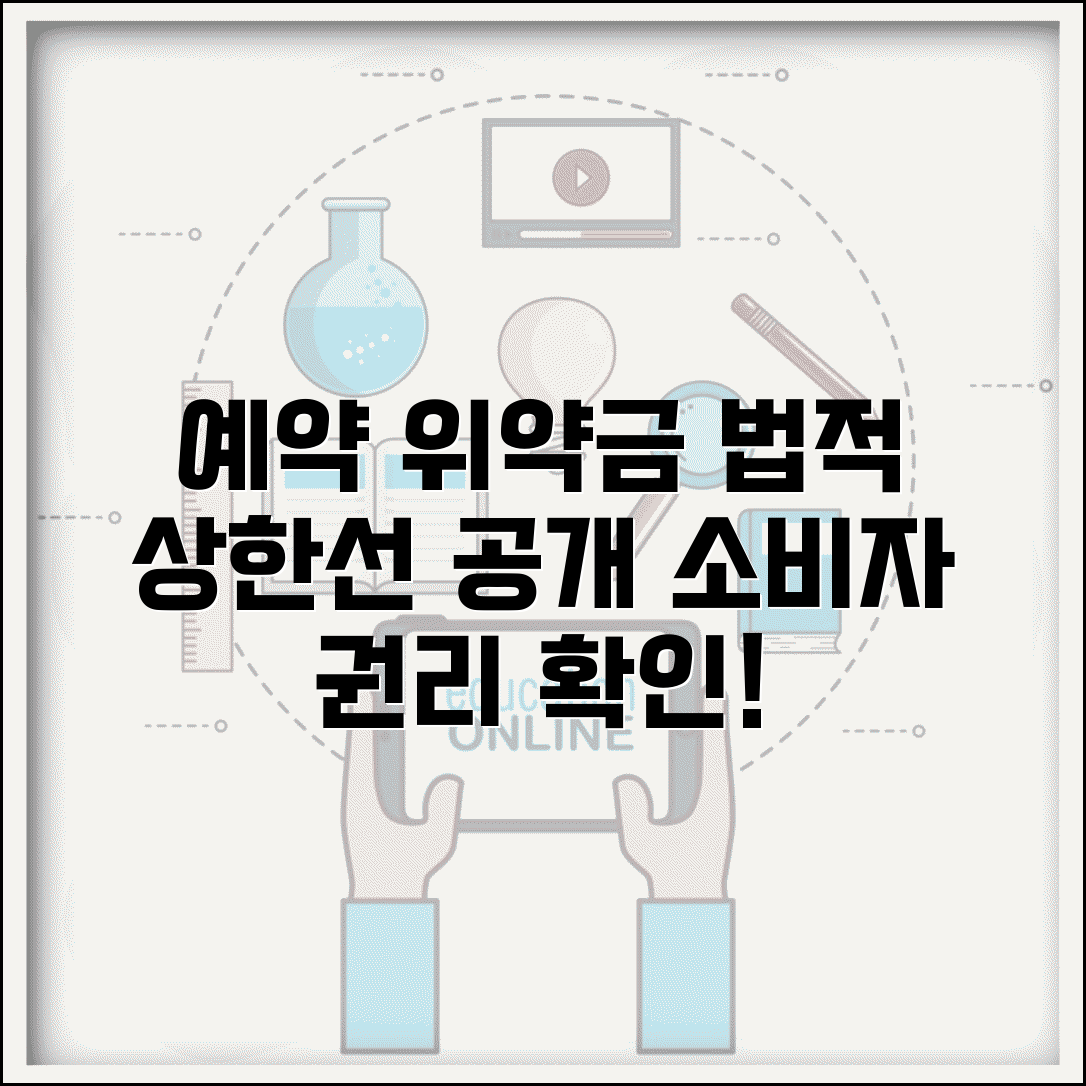 예약 취소 위약금 법적 기준 | 소비자보호법에 따른 예약 취소 위약금 상한선과 권리