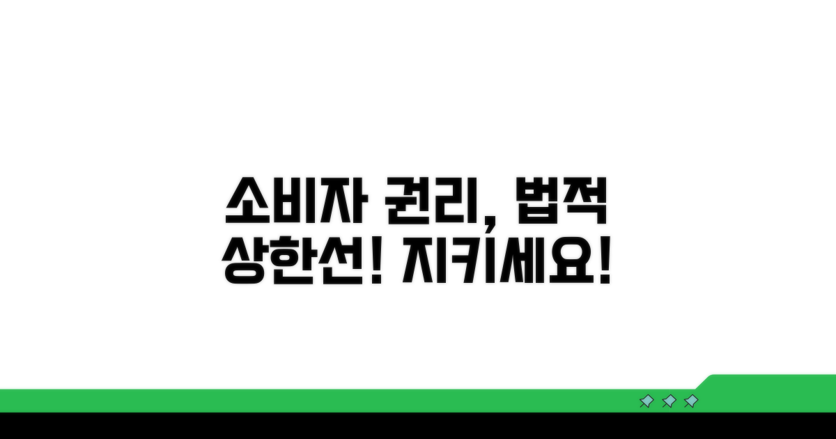 소비자 권리와 법적 상한선