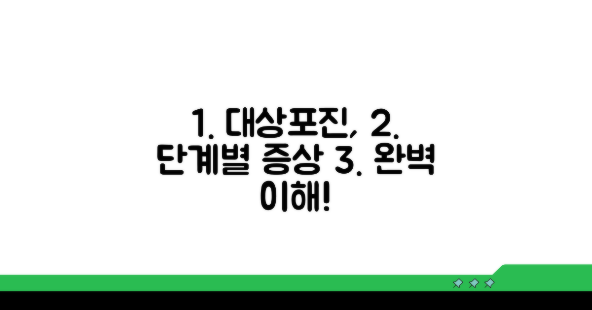 대상포진, 단계별 증상 진행 과정