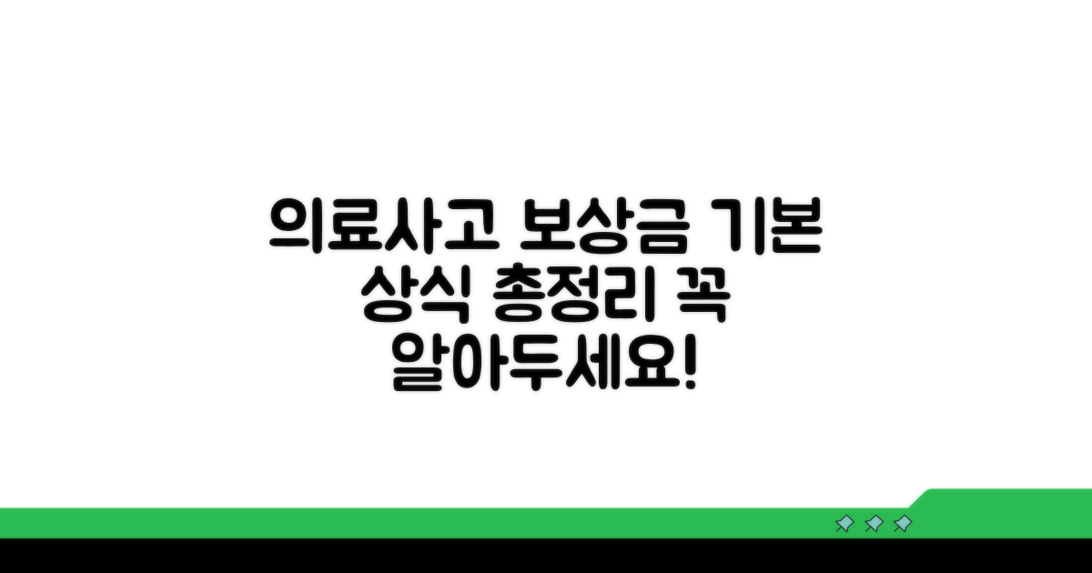 의료사고 위자료 청구, 기본 알아보기