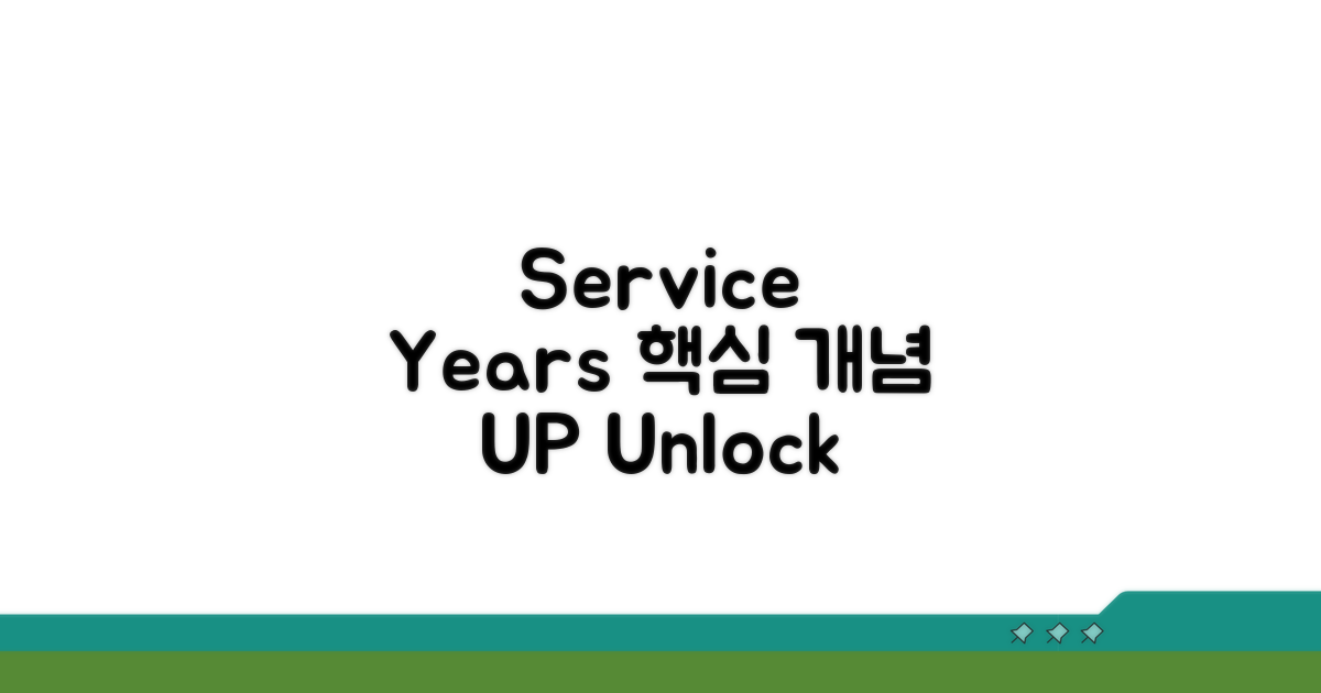 Years of Service, 핵심 개념 알기