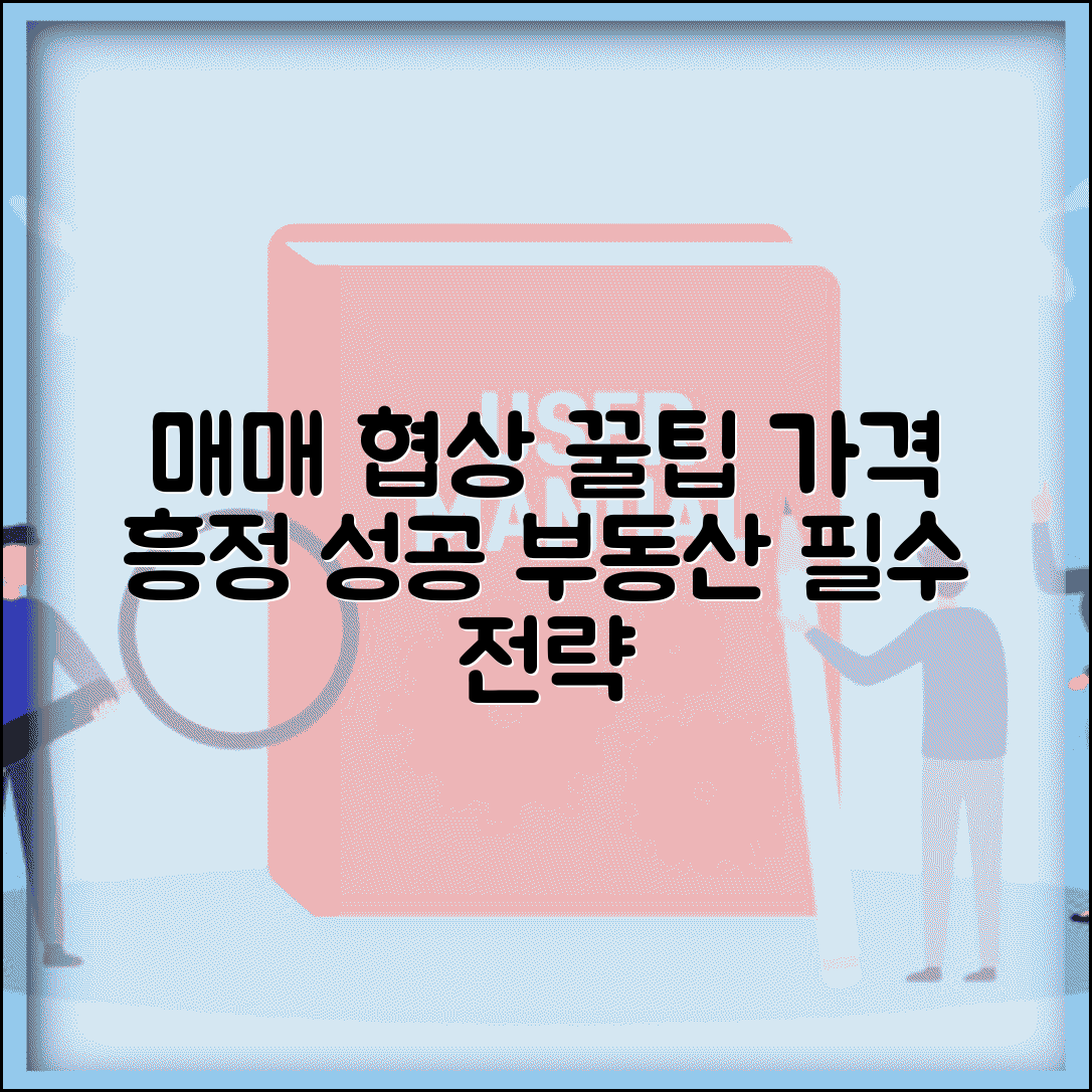 부동산 매매 협상 노하우와 가격 흥정 전략