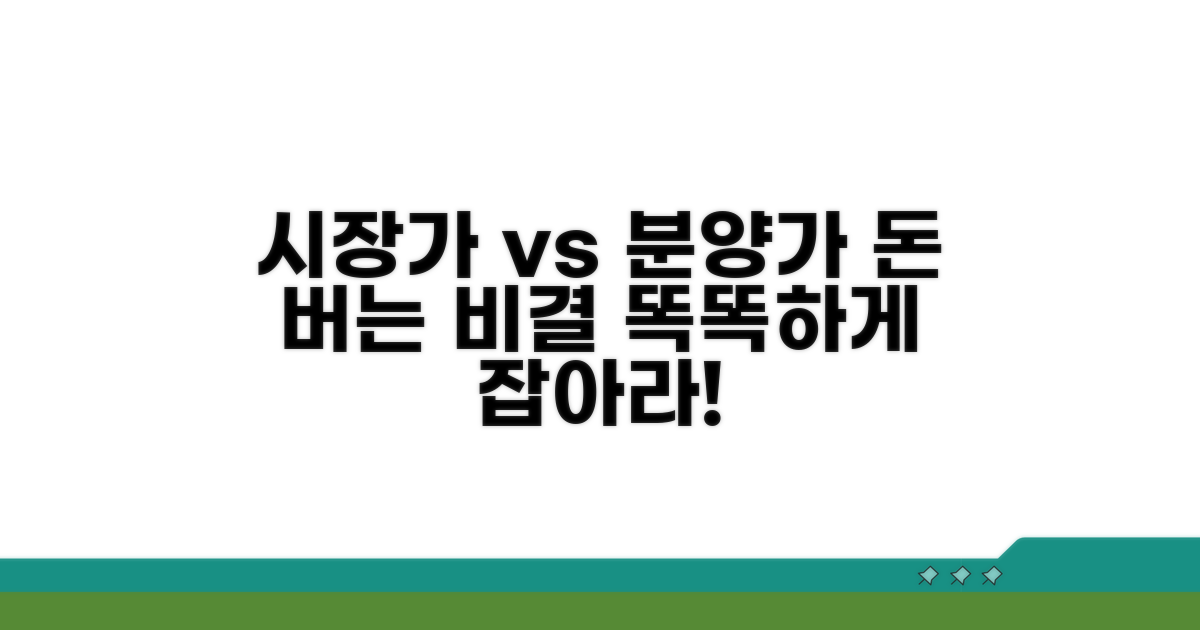 시장가와 분양가 차이, 똑똑하게 파악하기