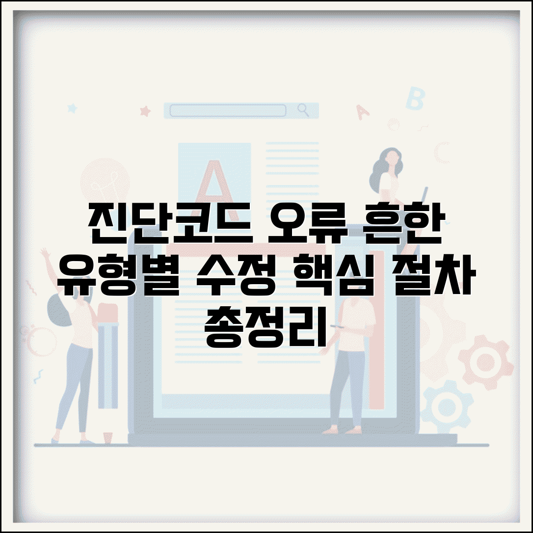진단코드 오류 해결 방법 | 흔한 유형별 수정 절차 총정리