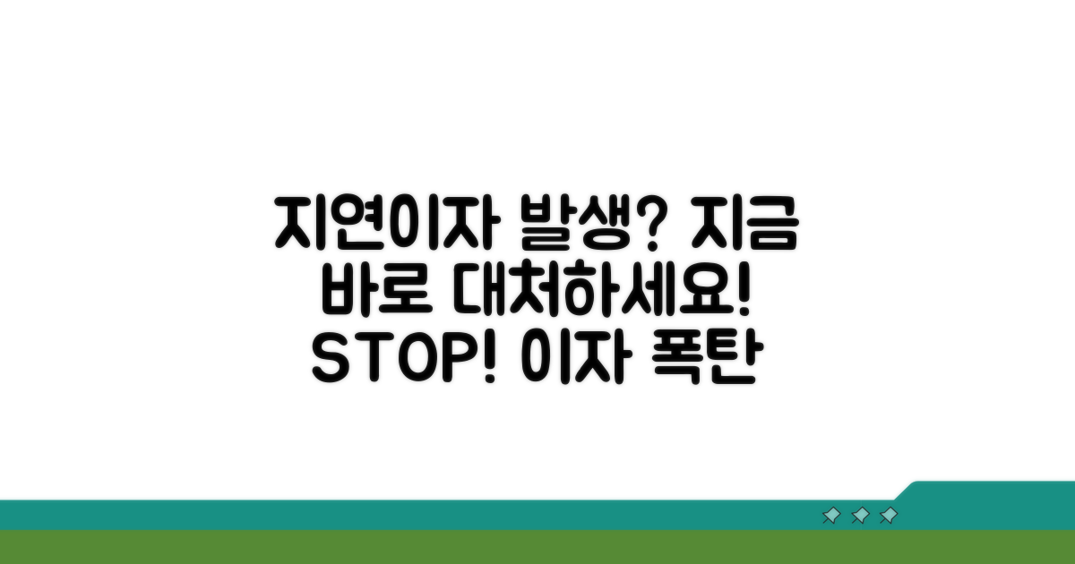 지연이자 발생 시 대처법