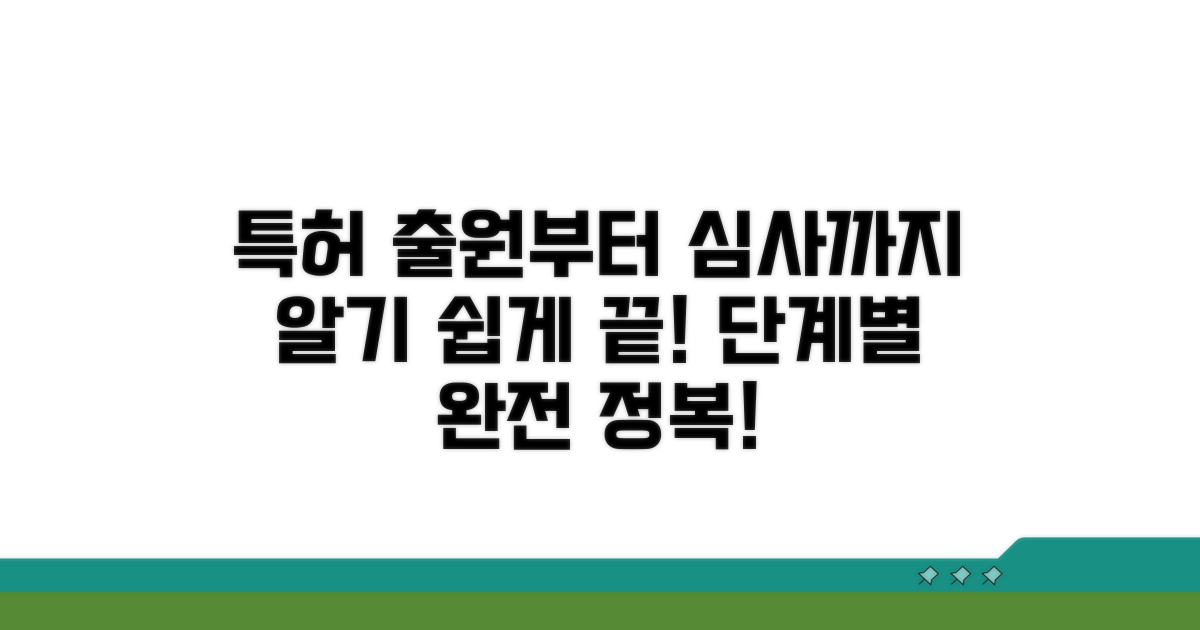 출원부터 심사까지, 쉬운 이해 돕기