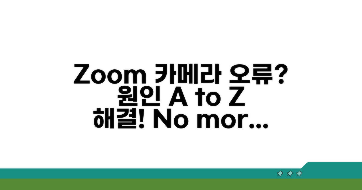 Zoom 카메라 오류 원인 분석