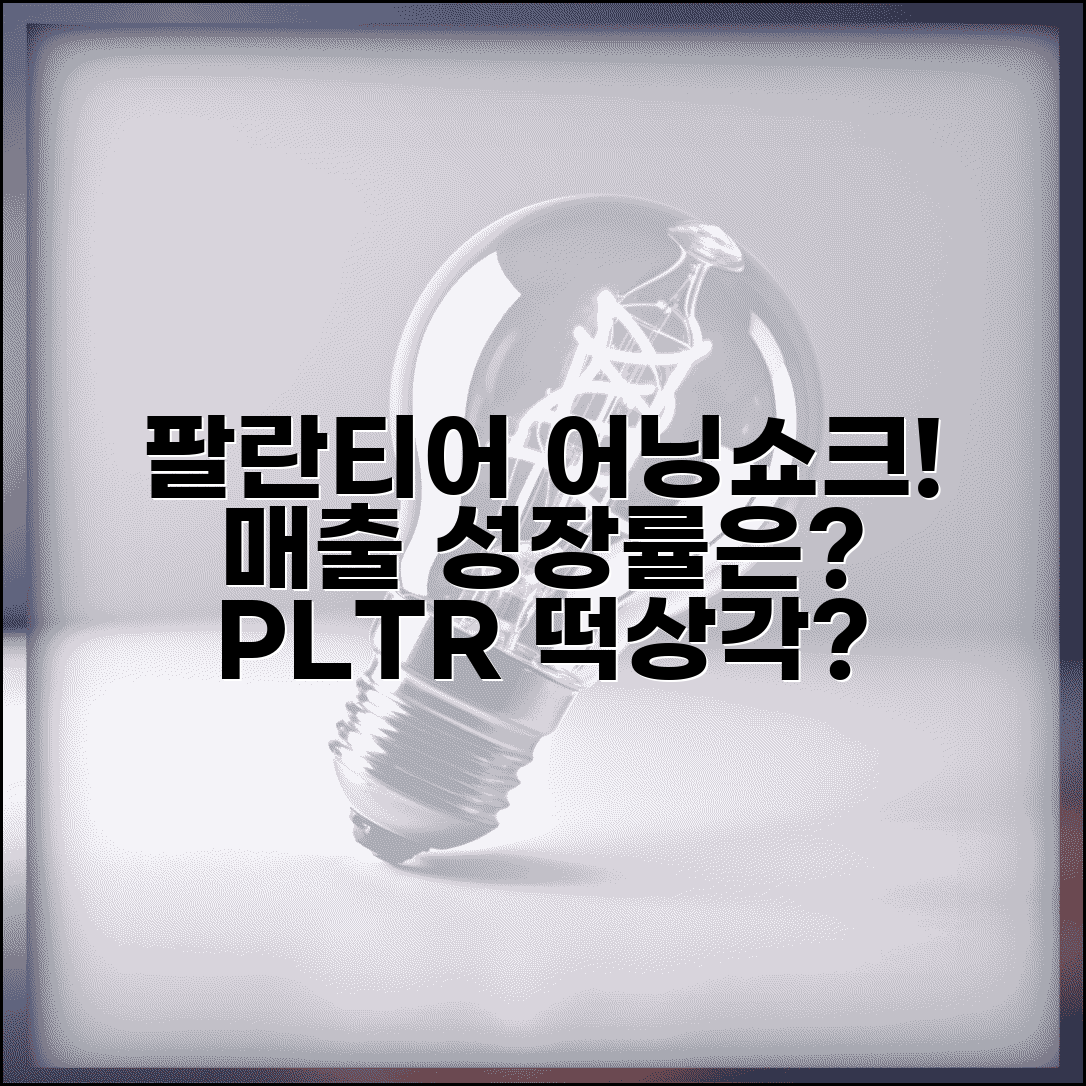 팔란티어 테크놀로지 실적 | 팔란티어 분기 실적 매출 성장률