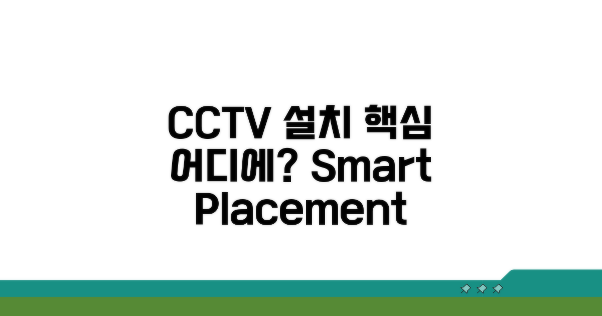 CCTV 설치, 어디에 해야 할까?