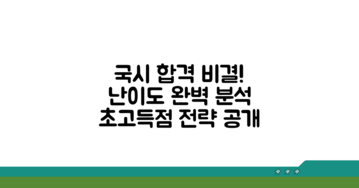 국시 난이도, 합격 비결 파헤치기