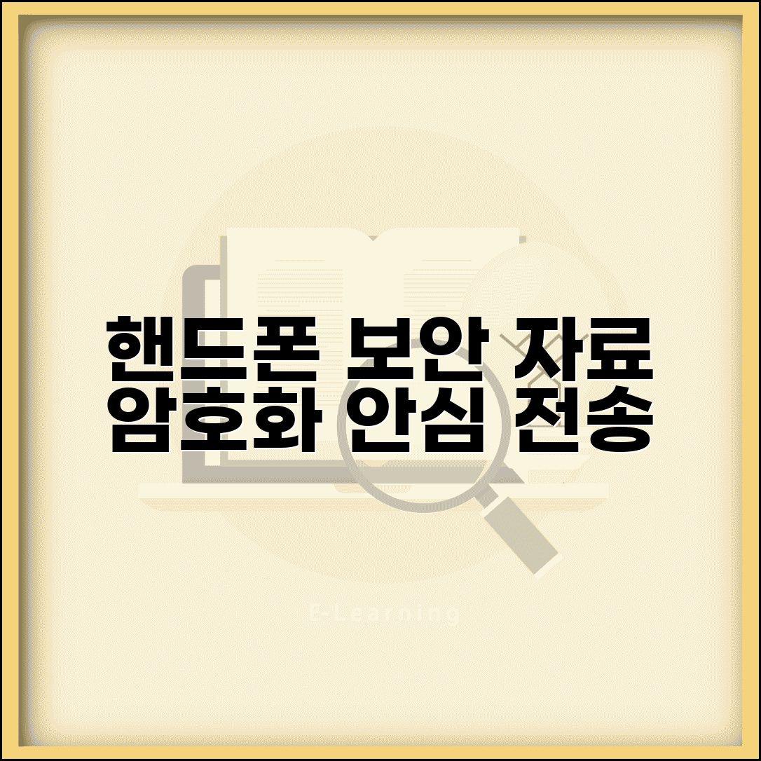 핸드폰 자료 암호화 이동 | 보안 자료전송 암호화 방법