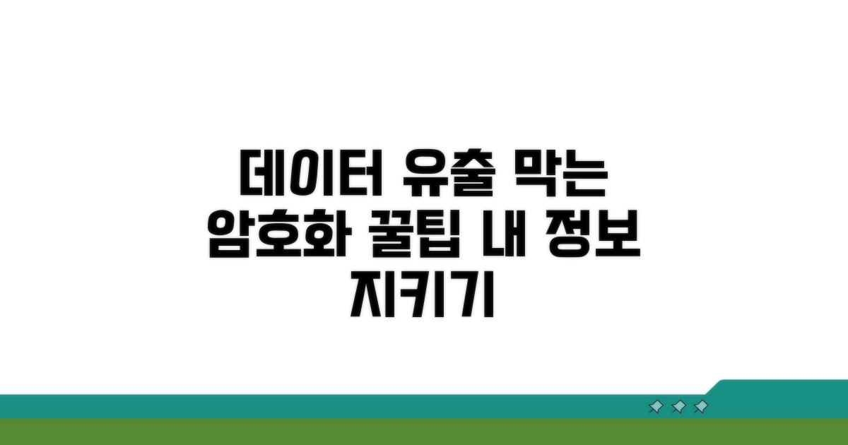 데이터 유출 막는 암호화 팁