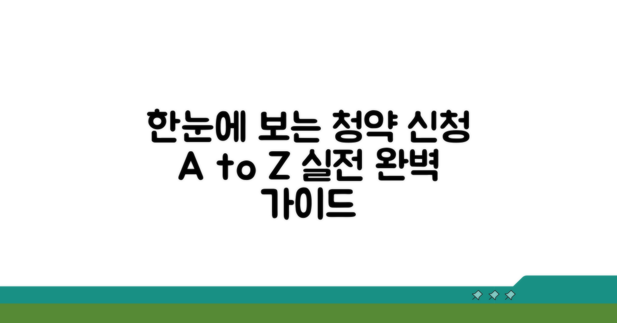 실전! 청약 신청 절차 한눈에 보기