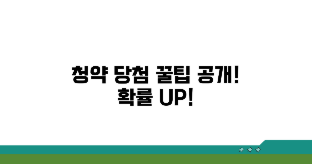 청약 당첨 확률 높이는 꿀팁