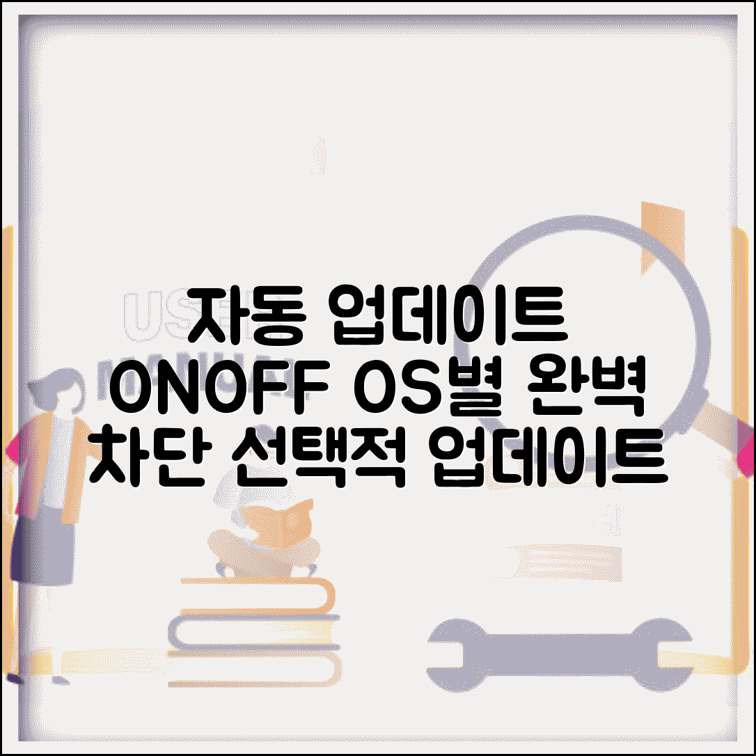 업데이트 끄기 방법 총정리 | OS별 자동 업데이트 중지 | 선택적 업데이트 설정