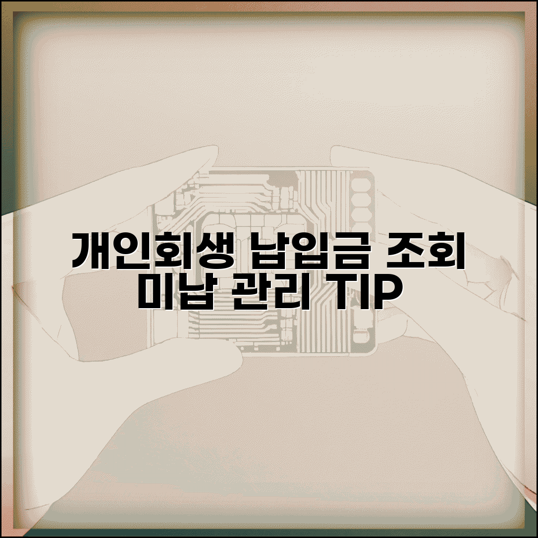 개인회생 납입금 조회 쉽게 하는 법 | 미납 관리와 증명서 발급