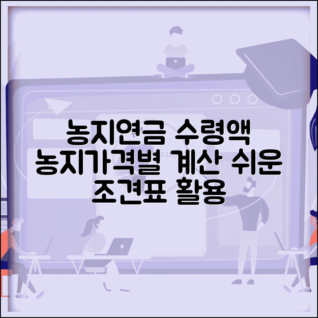 농지연금 수령액 계산 | 농지가액별 수령액 | 계산방법 | 조견표 활용 | 최적화 전략 | 주의사항