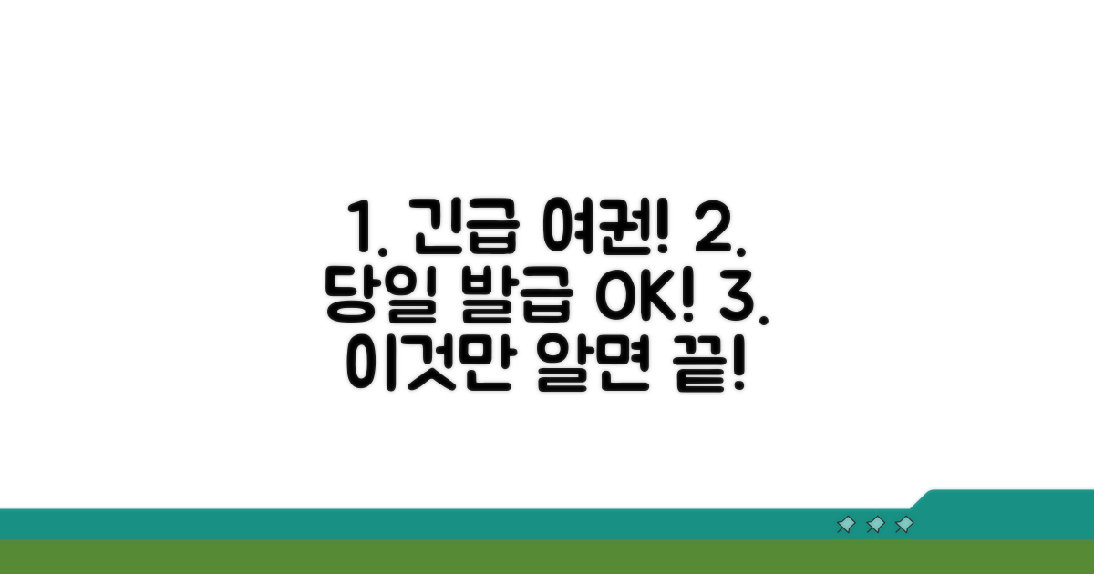 급할 때 필요한 긴급 여권 발급 방법