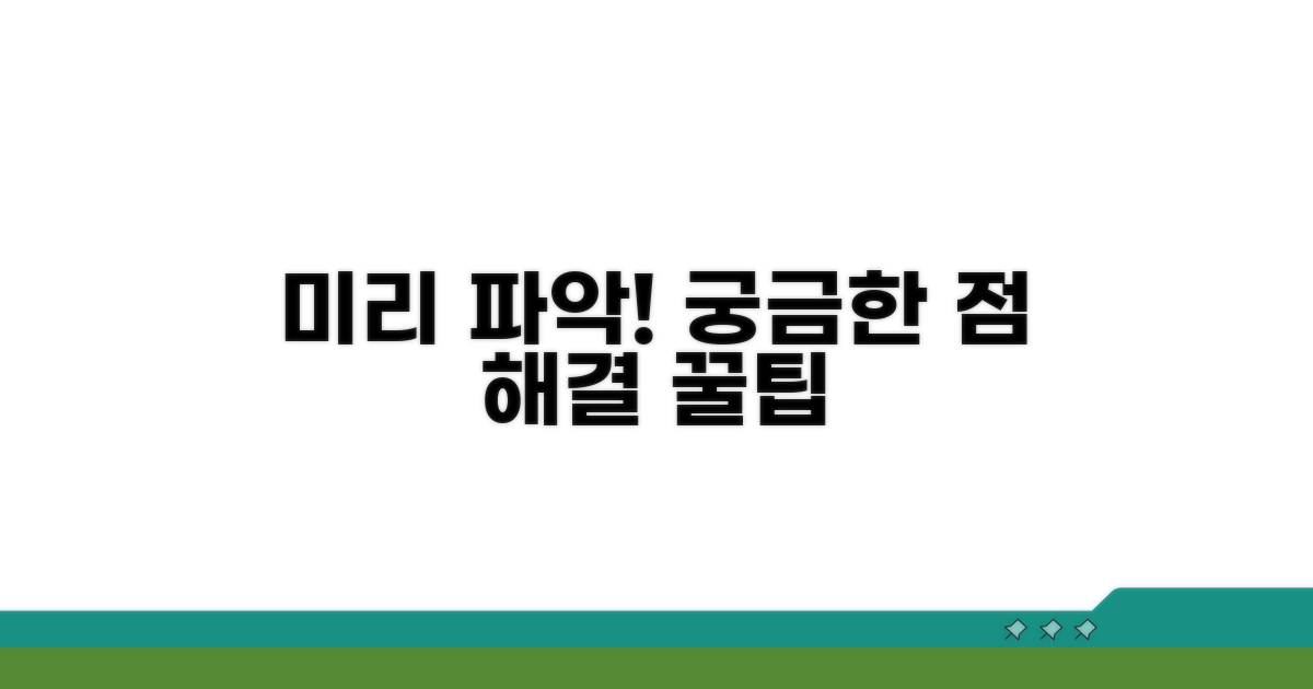 궁금한 점 미리 파악하기