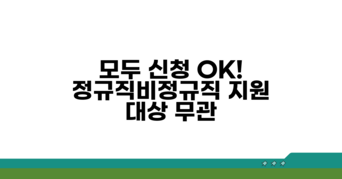 정규직·비정규직 누구나 신청 가능