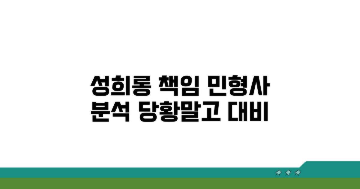 성희롱 발생 시 민형사 책임 분석