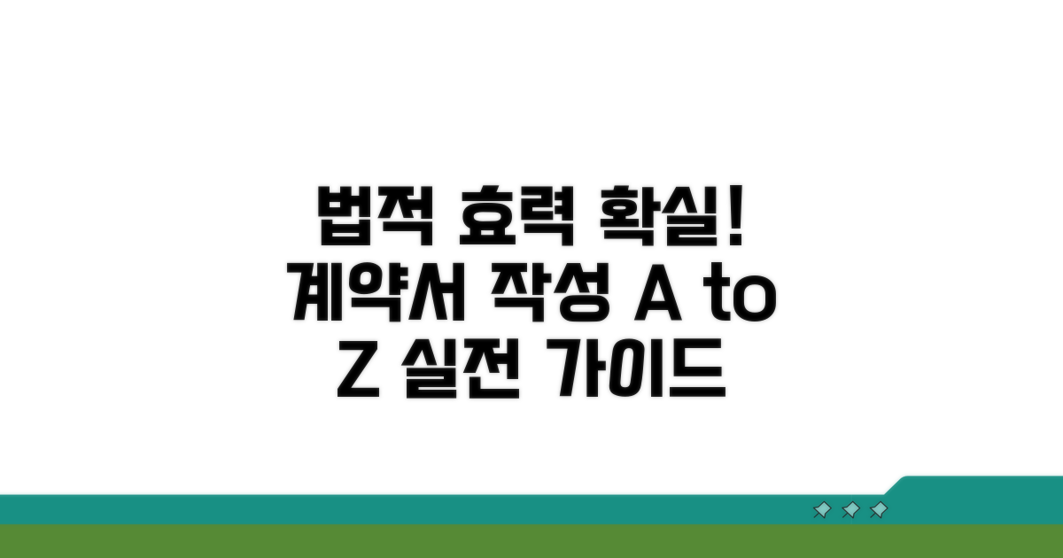 법적 효력 확실한 작성 가이드