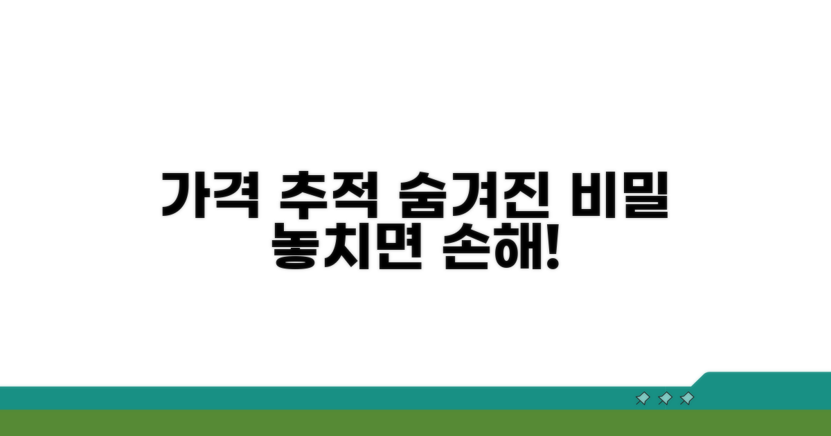 가격 추적의 숨겨진 비밀