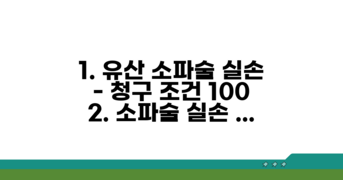 유산 소파술 실손 청구 조건