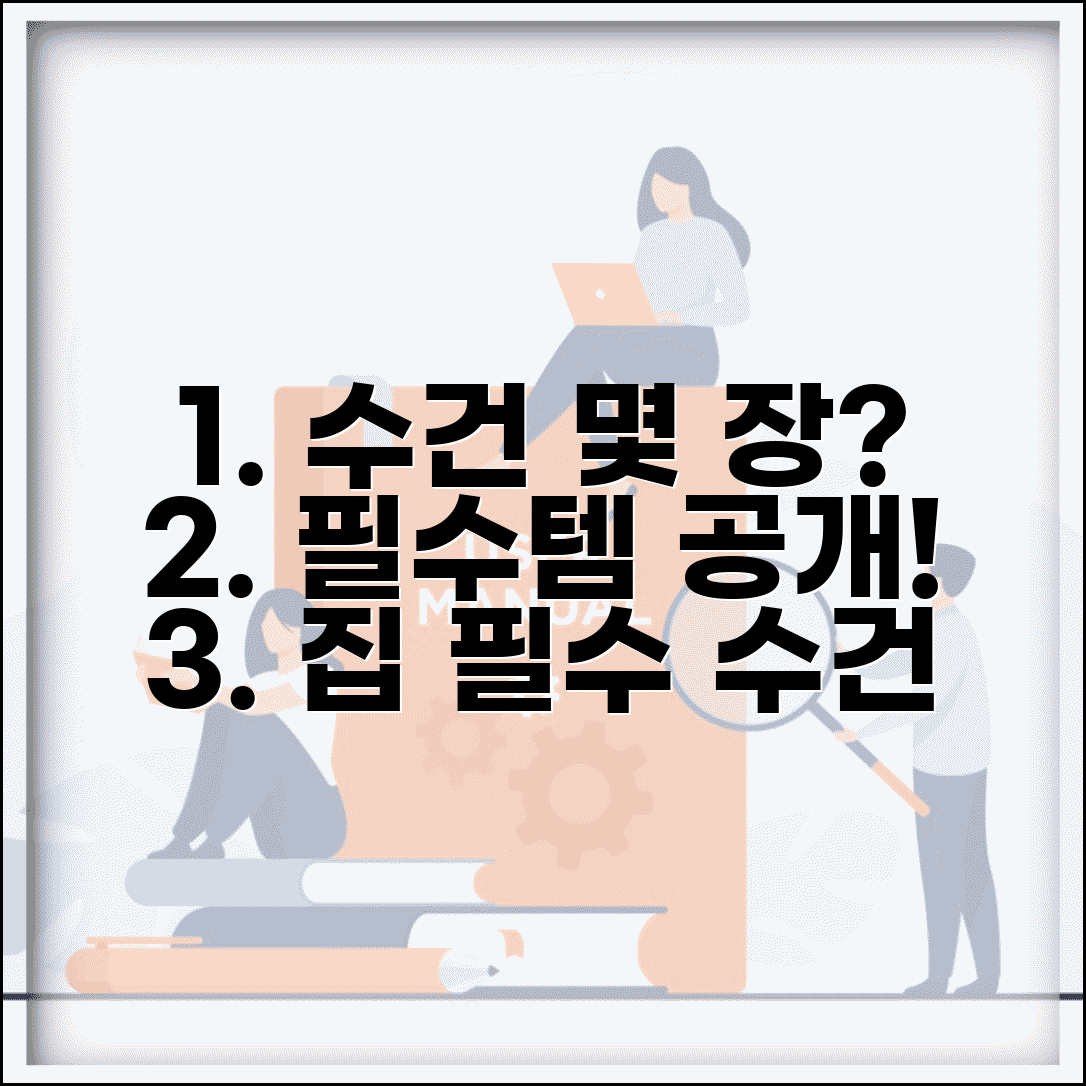 수건 몇장 필요 | 집에 수건 몇장 있어야 하나