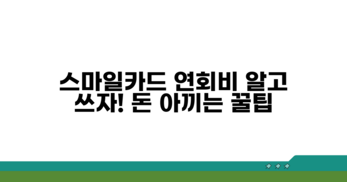 스마일카드 연회비, 알고 쓰자