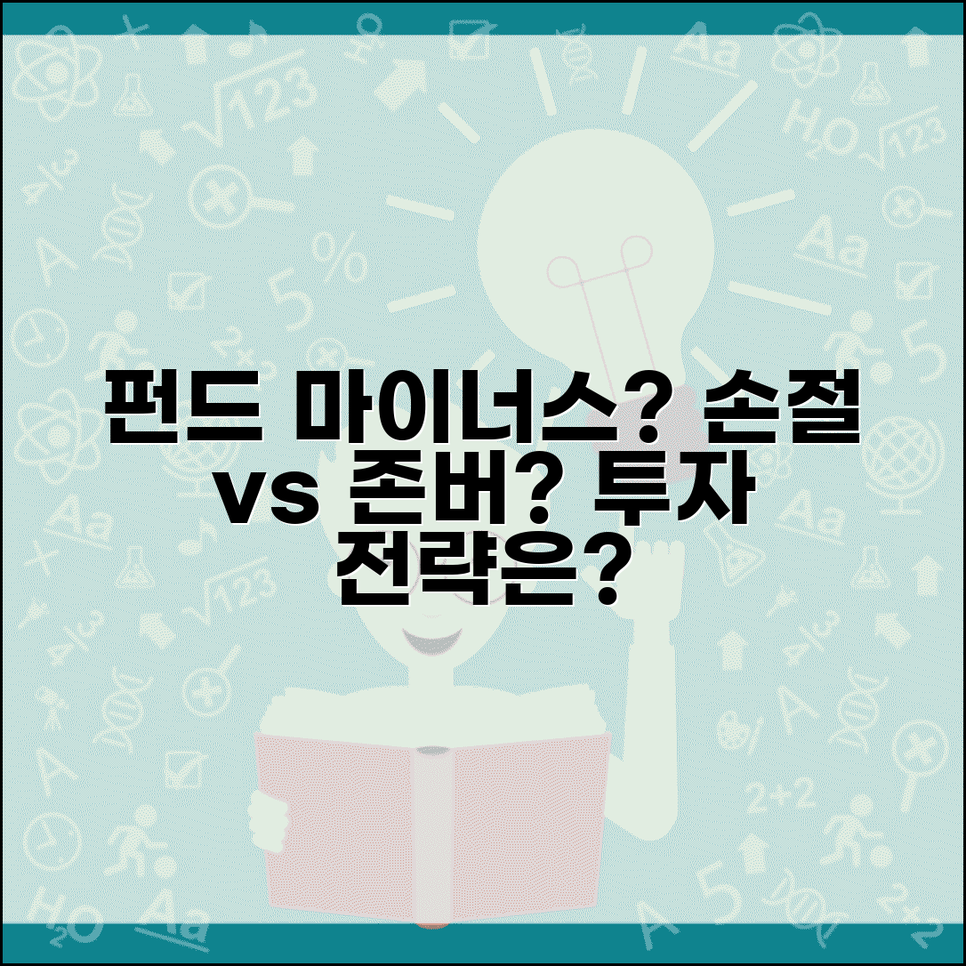 펀드 마이너스 상태인데 계속 기다려야 하나요 | 펀드 손실 | 손절 | 투자전략