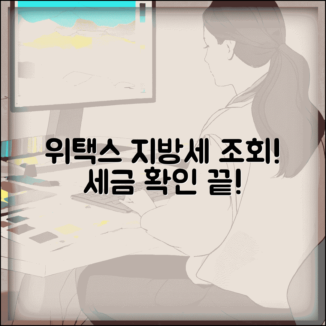 지방세 납부 조회 사이트 | 위택스로 세금 확인하기