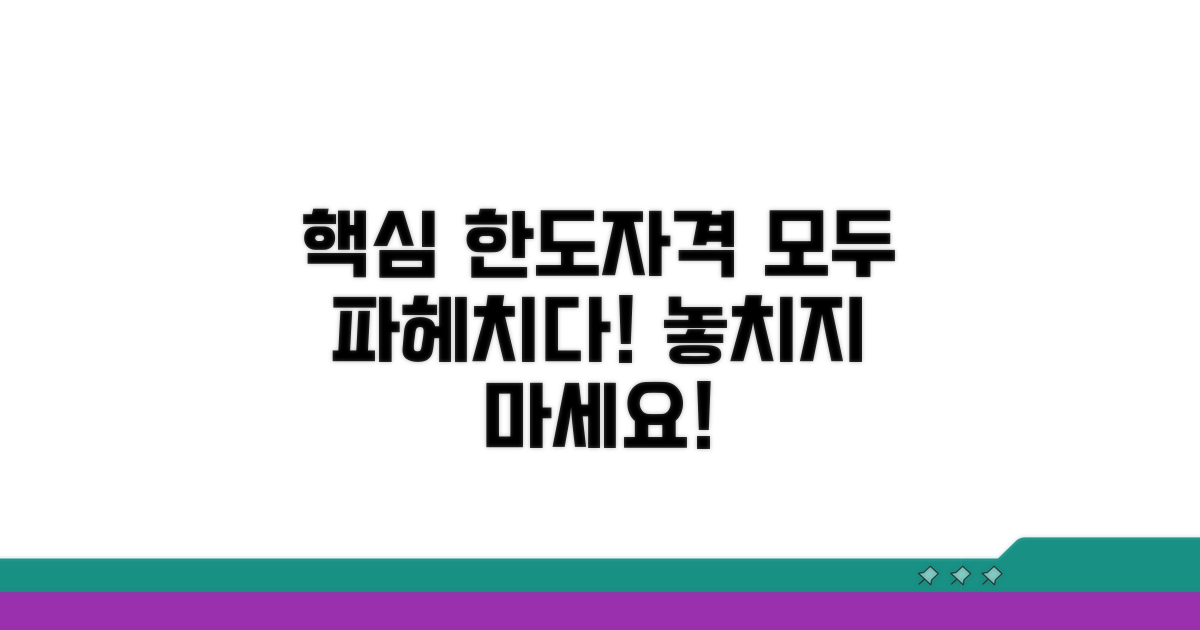 최대 한도와 자격 요건 상세 분석