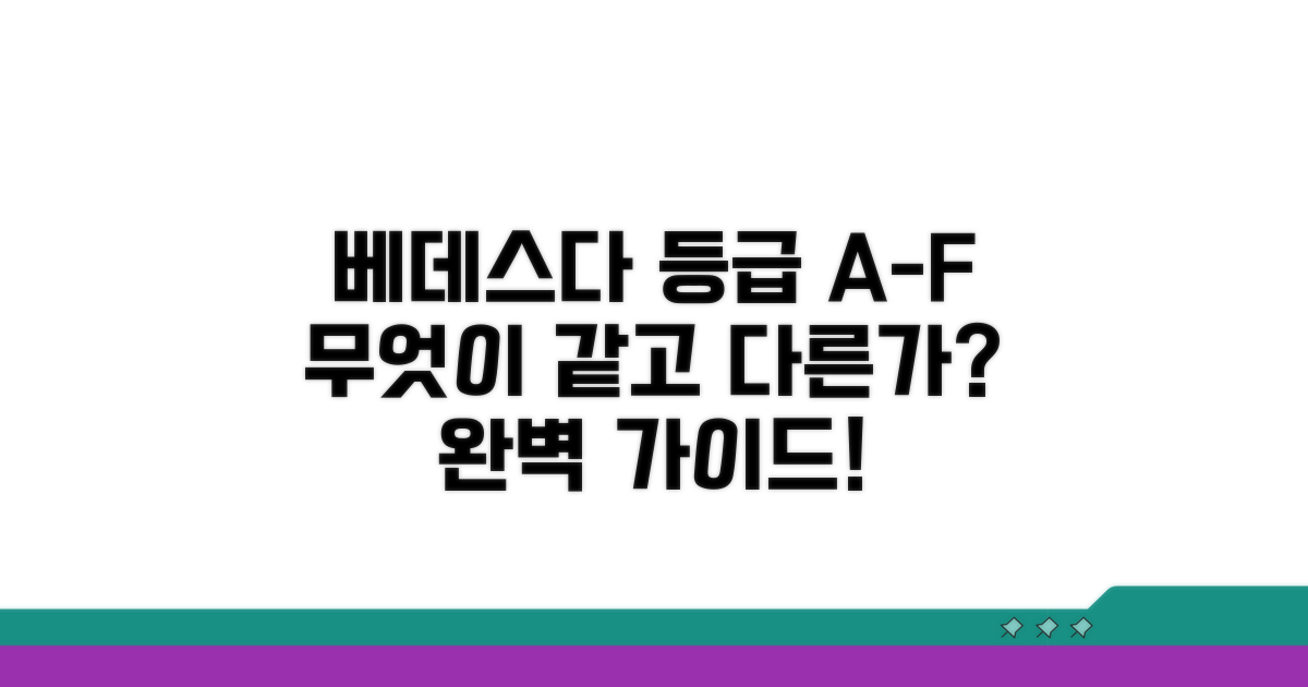 베데스다 1-6 등급, 무엇이 다른가