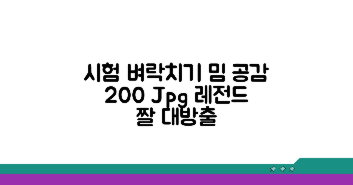 시험 준비 짤, 공감 200% 밈 모음