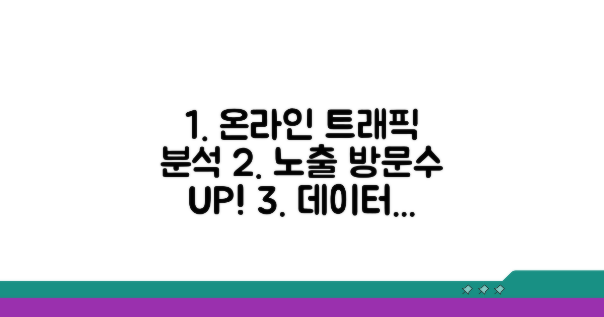 온라인 노출과 접근 횟수 분석