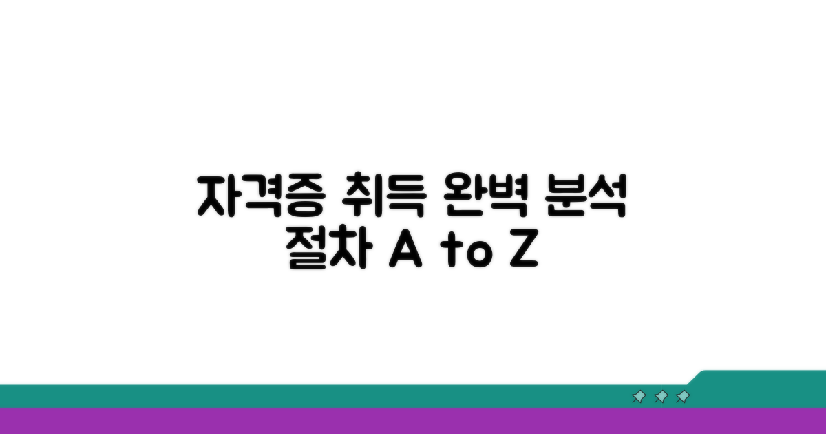자격증 취득 절차 완벽 분석